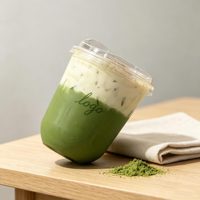 Groothandel op maat gemaakte logo transparante PET U-vormige koude bekers 12-24oz, wegwerpbekers met deksels voor Boba & fruitkoude dranken