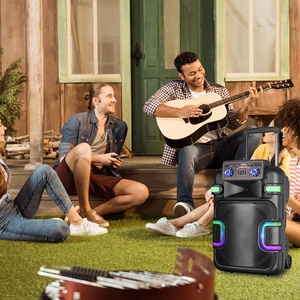 Abs15103 Không Dây 15 Inch Cho Loa Hoạt Động PA Khuếch Đại 7.4V 40W Max Pin Hoạt Động Nhựa Ngoài Trời Xe Đẩy 15 Inch Loa - Product Image 4