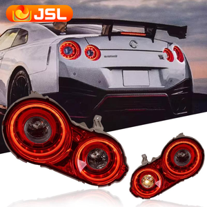 ไฟท้าย LED สำหรับรถยนต์นิสสัน GT-R R35 ปี 2009-2017 <span class=keywords><strong>GTR</strong></span> R35 Valenti ไฟท้าย ไฟเบรก ไฟเลี้ยว ไฟตัดหมอกหลัง อุปกรณ์ตกแต่งรถยนต์ - Product Image 1