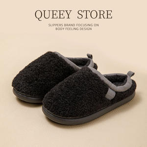 รองเท้าแตะนุ่มอุ่นสำหรับผู้หญิงในฤดูหนาวปี 2025 รุ่นใหม่สำหรับใส่ในบ้าน พื้นหนา กันลื่น ต้านเชื้อแบคทีเรีย ดับกลิ่น และเงียบ - Product Image 4