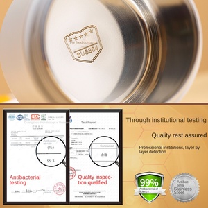 306 Stainless Steel Heat Preservation Lunch Box Soup Box with Leak Proof Microwavable Design Portable <strong>Breakfast</strong> <strong>Container</strong> - Product Image 3