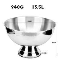 Seau à Glace Direct Usine pour Champagne et Bouteilles de Bière/Vin, Grand Bol à Glace en Acier Inoxydable de Luxe, Personnalisable