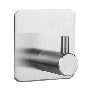 Chất Lượng Cao Thép Không Gỉ Tự Dính Áo Và Áo Choàng Móc Mới Đến Phổ Biến Thiết Kế Cho Phòng Tắm Sử Dụng - Product Image 1