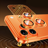 Protection complète ultra-fine en acier inoxydable, film de protection d'objectif en verre trempé pour iPhone 18 17 Pro Max