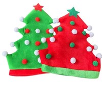 Décorations de Noël à la mode Chapeaux de jambe de pantalon rouge Chapeaux de Noël Clown et Elf HatsParty Supplies Cadeaux