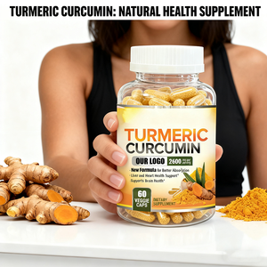 חם מכירת כמוסות ג 'ינג' ר כורכום עם אבקת פלפל שחור תוספת עבור שיפור עשבי תיבול בריאות לב משותף - Product Image 4