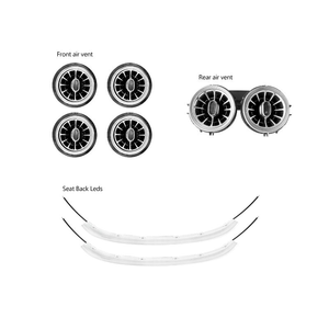 Kit d'éclairage d'ambiance pour voiture Mercedes-Benz Classe G W464 2019-2025, systèmes d'éclairage d'ambiance intérieur LED automatiques pour les aérateurs - Product Image 2