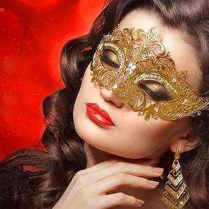 Máscara de Mascarada para mujer Máscara de metal Rhinestone brillante Fiesta veneciana Noche Baile de graduación Máscara Bar Disfraces Accesorio - Product Image 5