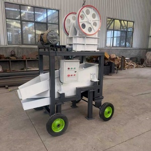 Yüksek Verimli Portatif Mini Çeneli Kırıcı - Beton/Çakıl/Tuğla Kırma İçin Konveyörlü - Product Image 5