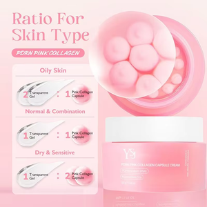 Crema Facial en Cápsulas de Colágeno Rosa YSJ 50ml, PDRN, ADN de Sodio, Niacinamida, Ligera, No Grasosa, Hidratante, Antienvejecimiento para Mujer - Product Image 3