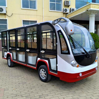 Autobús Eléctrico Inteligente de Carga Rápida, Mini Autobús de Alta Resistencia para Transporte, Autobús Usado para Transporte de Corta Distancia