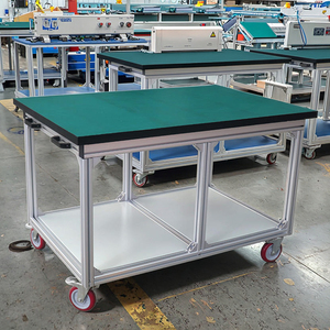 Công nghiệp nhôm đùn bàn làm việc cho dây chuyền lắp ráp ESD linh hoạt Ống bàn làm việc nhôm đùn Khung tủ công cụ - Product Image 2