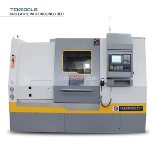 Prix de la machine à tour CNC à lit incliné de grande taille en Chine <span class=keywords><strong>TCK</strong></span> TCK46 TCK50L TCK500L TCK500LG TCK630 - Product Image 2