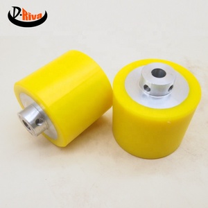 Rodillos de Plástico Recubiertos de Poliuretano Amarillo de Alta Calidad, Rodillos OEM - Product Image 2
