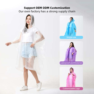 <span class=keywords><strong>Poncho</strong></span> de Chuva Personalizado com LOGO de Fábrica, Cores Personalizáveis, Alta Qualidade, Unissex, para Caminhadas ao Ar Livre em Peva - Product Image 4