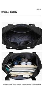 Sacs de voyage en polyester à fermeture éclair, nouvelle mode, pour courts séjours, bagages étudiants, séparation sec/humide, sacs de sport étanches à main - Product Image 4