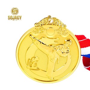 Sojagy 2026 <strong>World</strong> Badge Football Sports <strong>Cup</strong> Match Embossing Club Metal Medal With Personal Ribbon - Product Image 3