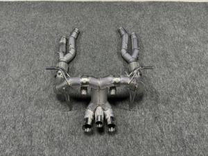 Système d'échappement complet <span class=keywords><strong>Hetu</strong></span> de haute qualité pour Lamborghini LP740 en acier inoxydable avec soupape à vide et bouclier thermique - Product Image 1