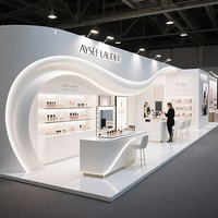 Stand d'exposition au design personnalisé, installation rapide en 30 minutes, 10x20ft 20x20ft, panneau modulaire en bois, stand de salon professionnel pour les champions