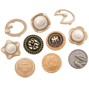 Botones Button Buttons Custom Botones Metal Brass Engraved Logo Zinc Alloy Gold Cloth Button Suit Blazer Buttons Coat Sew Shank Buttons For Clothing