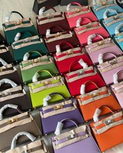 2025 New Trendy Mini High Quality Top Epsom Leather Genuine Cowhide Satchel Casual Palm Print Design Crossbody Wedding <strong>Handbag</strong> - Product Image 4
