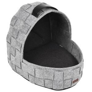 Eco-friendly Foldable Cat Bed & <b>Dog</b> <b>House</b> Cartoon Cat Face Design Removable & Washable Polyester Fill Pet Nest Bag - Product Image 2
