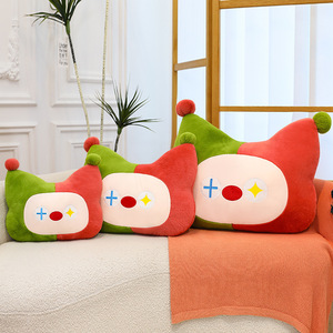 2026 New <strong>Cartoon</strong> Clown Large Plush <strong>Bear</strong> Doll Super Soft Insulated Sofa Bedside Cushion PP Cotton Comforter - Product Image 4