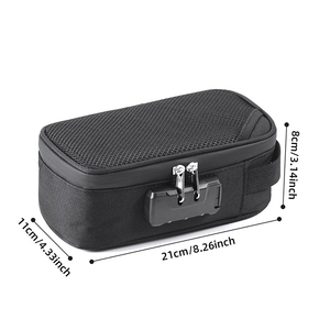 RTS Bulk Mixed Order Carbon Lined Odor Proof Containers Removable Tobacco Pouch <b>Portable</b> Travel Smell Proof Bag with <b>Lock</b> - Product Image 2