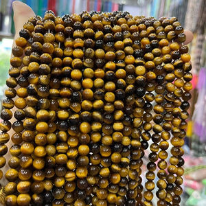 Perles en pierre naturelle Perles en cristal <span class=keywords><strong>Malachite</strong></span> Oeil de tigre Améthyste Lapis Lazuli Citrine Perles en vrac pour bracelet bijoux bricolage - Product Image 4