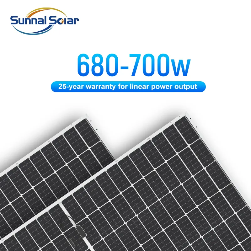 Fabricants de panneaux solaires en Chine 700W 800W 1Kw montés sur des panneaux solaires Tiger Pro Neo de type N pour systèmes solaires