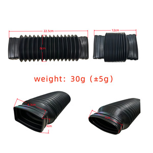 Manguera de Conducto PP Fitness Tiger de 8 cm, Negra, Flexible, Conector de Tubería de Ventilación para Aire Acondicionado Automotriz - Product Image 3