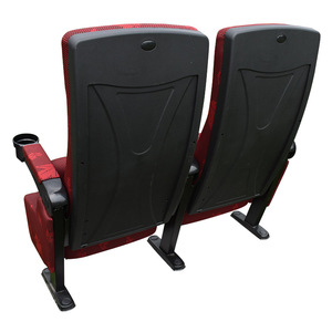 เก้าอี้โรงหนัง Mingzhong Furniture รุ่น MZ-Y01 ผ้าสีแดง พร้อมที่วางแขน สำหรับใช้ในหอประชุม - Product Image 3
