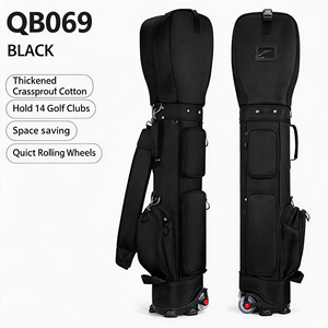 <span class=keywords><strong>Sac</strong></span> <span class=keywords><strong>de</strong></span> <span class=keywords><strong>golf</strong></span> à roulettes rétractable en nylon <span class=keywords><strong>imperméable</strong></span> avec fermeture éclair hélicoïdale, prix d'usine, vente en gros, pour usage exclusif - Product Image 2