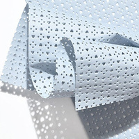 Papier d'emballage Love Net épaissi 90g en coton, papier ajouré pour fleurs, matériau d'emballage haut de gamme
