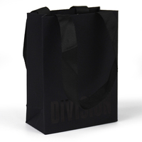 Custom Brand Logo Printed Shopping Paper Bag with Cotton Rope Handle Recyclable FSC Certified for Clothing Boutique