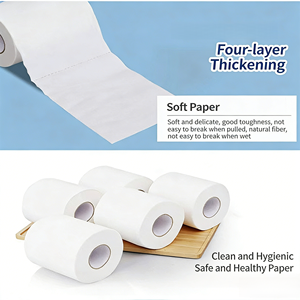 Papel Higiénico de Alta Calidad Ultra Suave de Pulpa de Madera Virgen de 2-3 Capas, Papel Higiénico Desechable Barato al por Mayor - Product Image 5