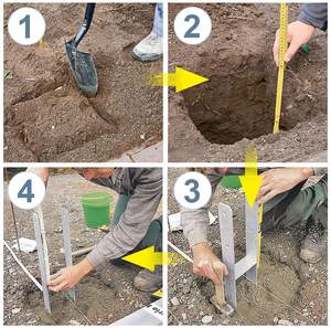 Forma H 91x91x600mm Soporte triangular <span class=keywords><strong>de</strong></span> <span class=keywords><strong>hierro</strong></span> galvanizado Manga <span class=keywords><strong>de</strong></span> tierra Parasol Soporte <span class=keywords><strong>de</strong></span> poste Poste <span class=keywords><strong>de</strong></span> valla Tornillos <span class=keywords><strong>de</strong></span> manga Drive-In - Product Image 4