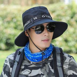 Quick Dry UPF 50+ Fisherman Bucket Hat With Mesh Panel For Outdoor Beach <b>Fishing</b> Hiking Unisex Adult Sun Protection Hat - Product Image 3
