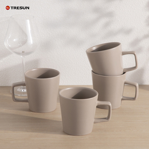 2025 Sáng Tạo Mới Bắc Âu Cổ Điển Phong Cách Món Ăn Trung Quốc Nhà Máy Giá Rẻ 16 Pcs Matte Brown Đồ Đá Đồ Ăn Đặt Dịch Vụ Cho 4 - Product Image 4