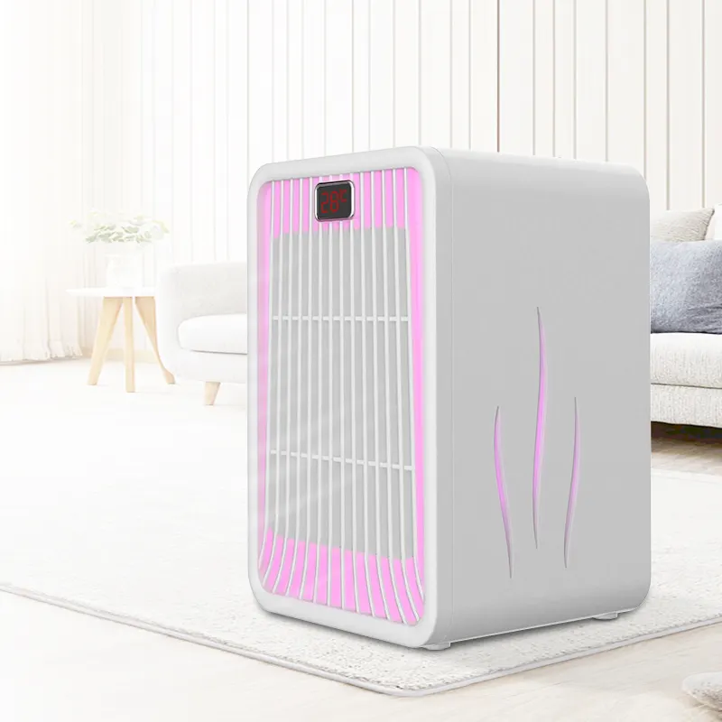 Mini ventilatore elettrico portatile di facile utilizzo tre impostazioni di calore ventilatore ad aria calda per la casa ventilatore ad aria calda all'ingrosso