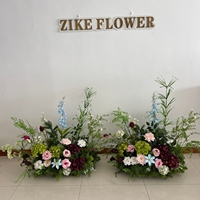 Suministros para Fiestas de Cumpleaños, Lirios Calla para Decoración de Bodas, Centros de Mesa con Flores de Iglesia, Follaje Italiano Ruscus, Flores Borgoña para Bodas