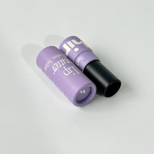 Conteneur de baume à lèvres personnalisé écologique de haute qualité Tube en papier transparent Rouge à lèvres de haute qualité Baume à lèvres Emballage cylindrique torsadé - Product Image 3