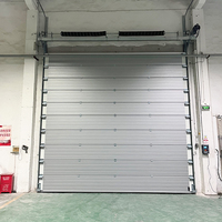 Puerta Industrial Seccional de Fabricación China, Puerta Seccional Inteligente de Tamaño Personalizado, Puerta Seccional Superior