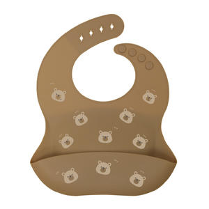 Tendance nouveaux bavoirs en silicone imprimés personnalisés pour bébé étanche alimentation Bebes article tendance pour les nouveau-nés - Product Image 3
