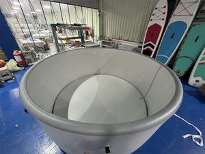 <span class=keywords><strong>Piscine</strong></span> hors sol personnalisée pour enfants <span class=keywords><strong>piscine</strong></span> gonflable en tissu PVC pliable pour point de chute tissu - Product Image 2