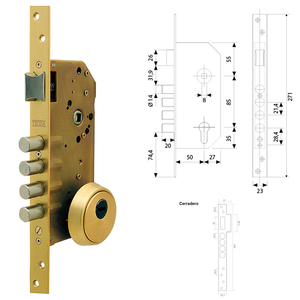 Serratura di Sicurezza Tesa R200B/T6/6L - Product Image 2