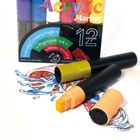 Bestationery – Nouveauté ! Marqueurs permanents acryliques pour peinture graffiti, étanches, personnalisables, fabriqués en Chine – Lot de stylos marqueurs d'art – Marcadores