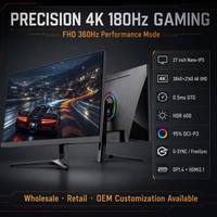 Monitor Gaming 27 Inci 4K 180Hz Nano IPS HDR600 95% DCI-P3 0.5ms G-Sync FreeSync OEM Grosir