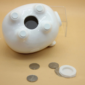 Hermosa Alcancía de Cerámica para Regalo, Alcancía de Cerdito Rosa para Decoración del Hogar - Product Image 4