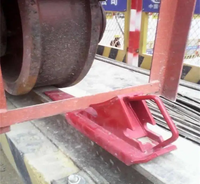 Stopper rel sepatu rem roda Bawah Kereta Api